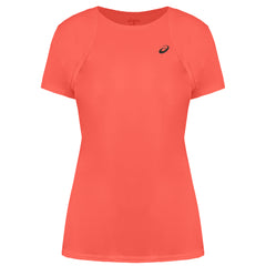 Asics Logo Womens Orange T-Shirt