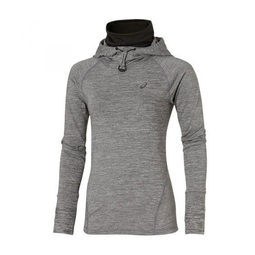 Asics Motion Dry Womens Grey Hoodie