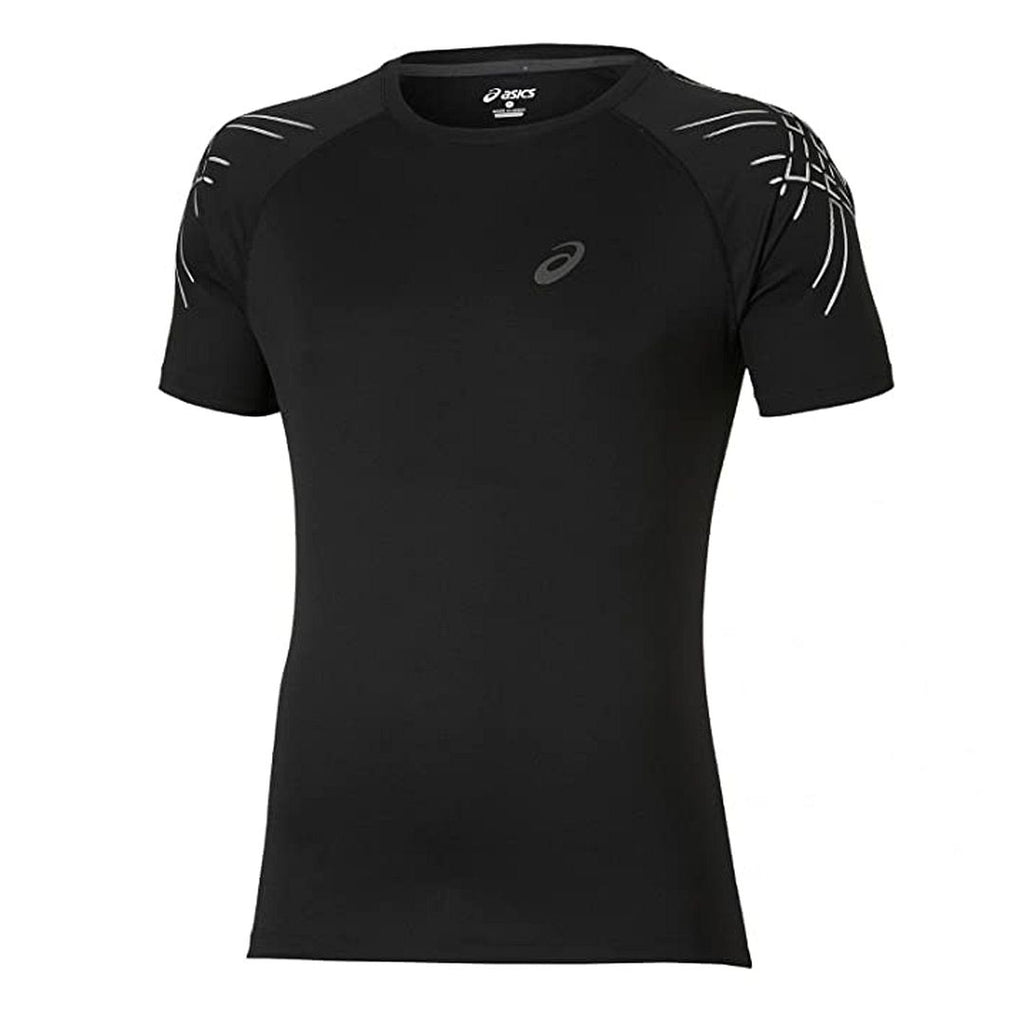 Asics Motion Dry Slim Fit Mens Black T-Shirt