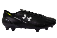 Under Armour UA Speedform Crm Leather FG Black Football Boots - Mens