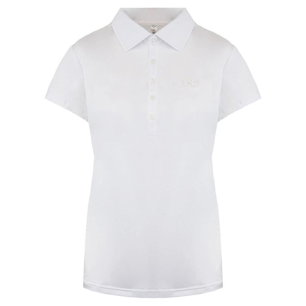 Under Armour Golf HeatGear Womens White Polo Shirt