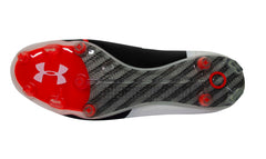 Under Armour UA Spotlight Black Leather FG Football Boots - Mens