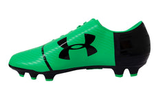 Under Armour UA Spotlight Green Leather FG Football Boots - Mens