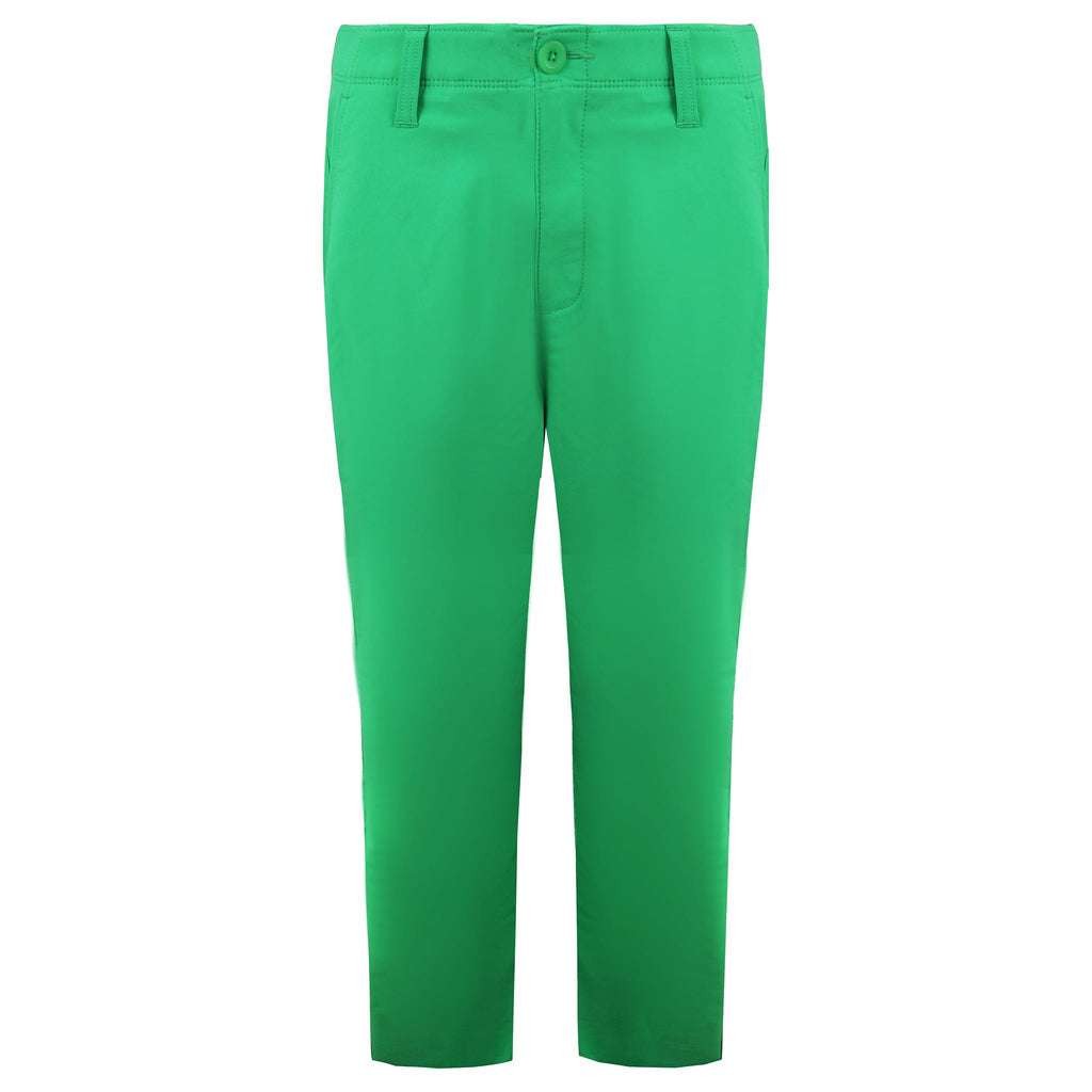 Under Armour Match Play Loose Fit Pants Boys Green Golf Trousers 1290353 317