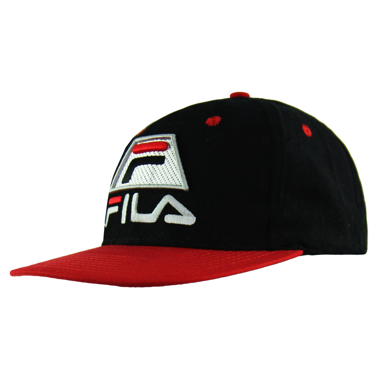 Fila Logo Mens Black/Red Cap