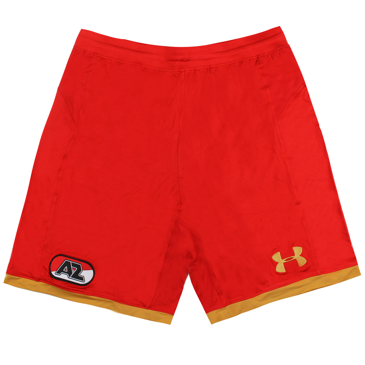 Under Armour AZ Alkmaar Mens Red Away Football Shorts