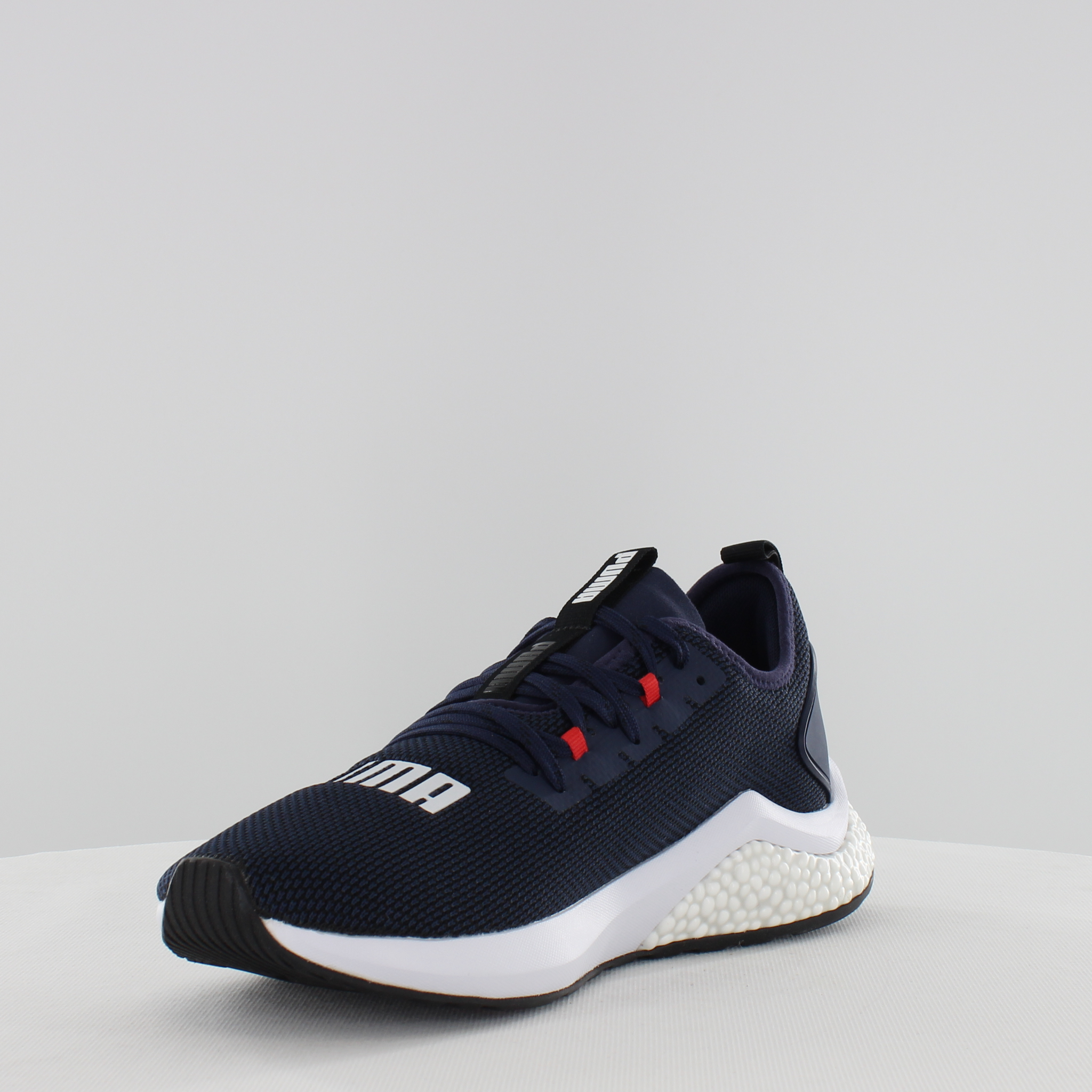 Puma Hybrid NX Navy Textile Mens Lace Up Trainers 192259 01