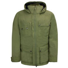 Jack Wolfksin Utility Mens Khaki Coat