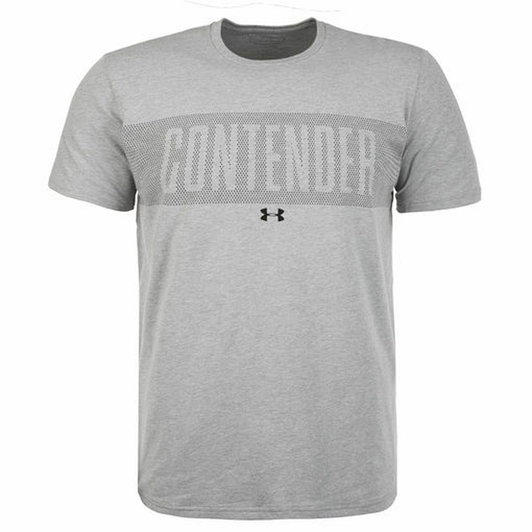 Under Armour Contender  Mens Grey T-Shirt