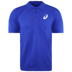 Asics Running Club Mens Blue Polo Shirt