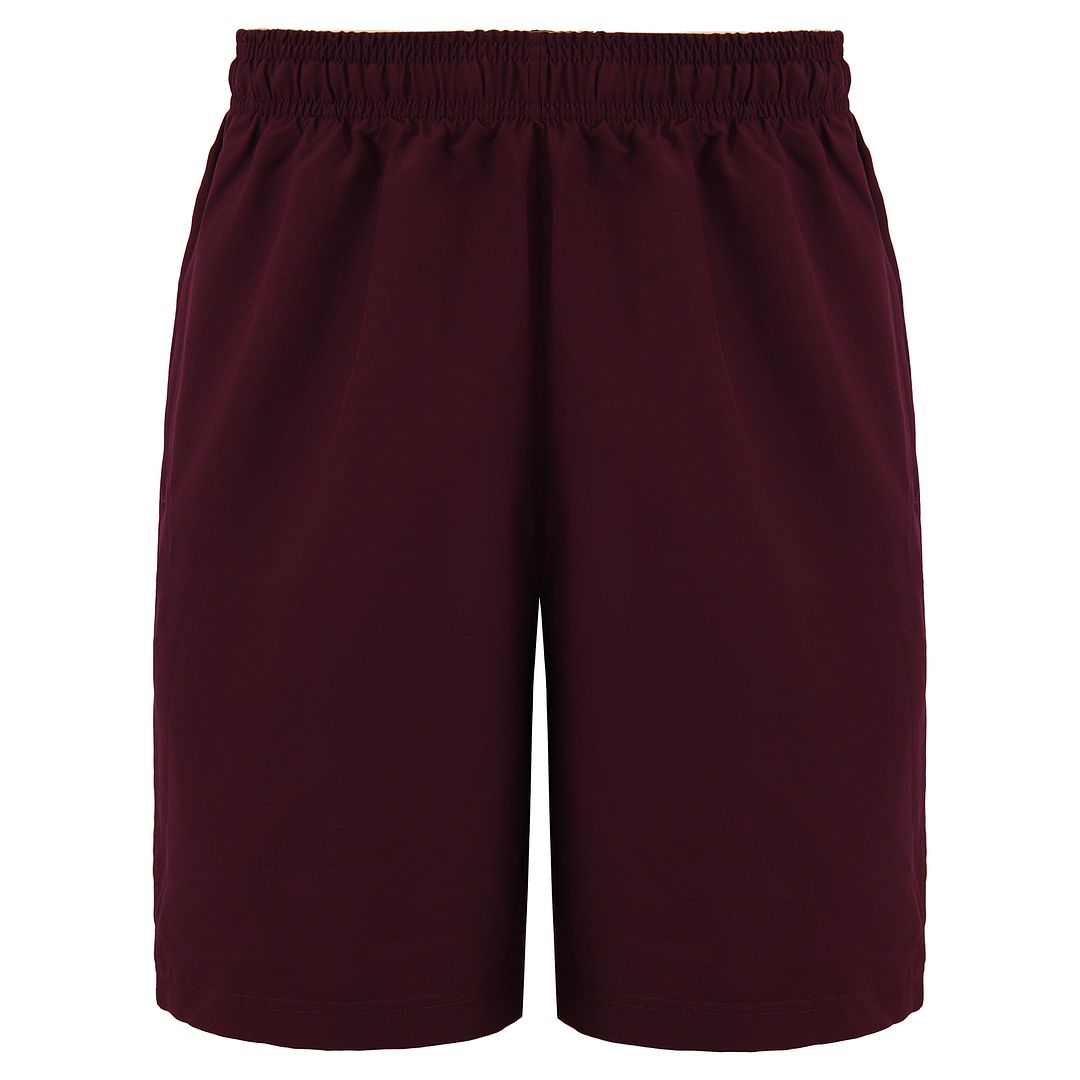 Under Armour HeatGear Mens Burgundy Loose Shorts