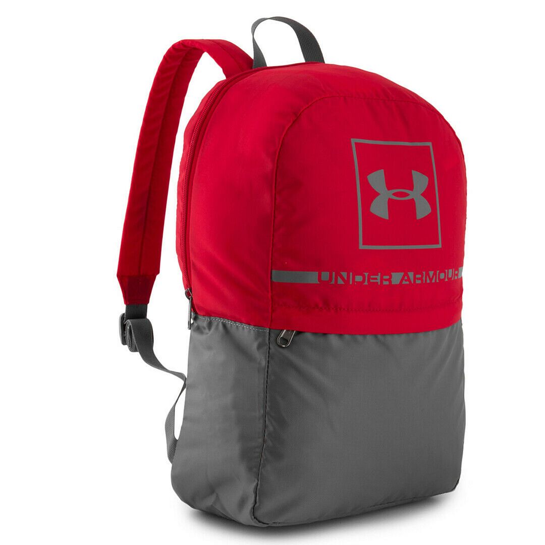 Under Armour Project 5 Storm Red Grey Unisex Backpack 1324024 600