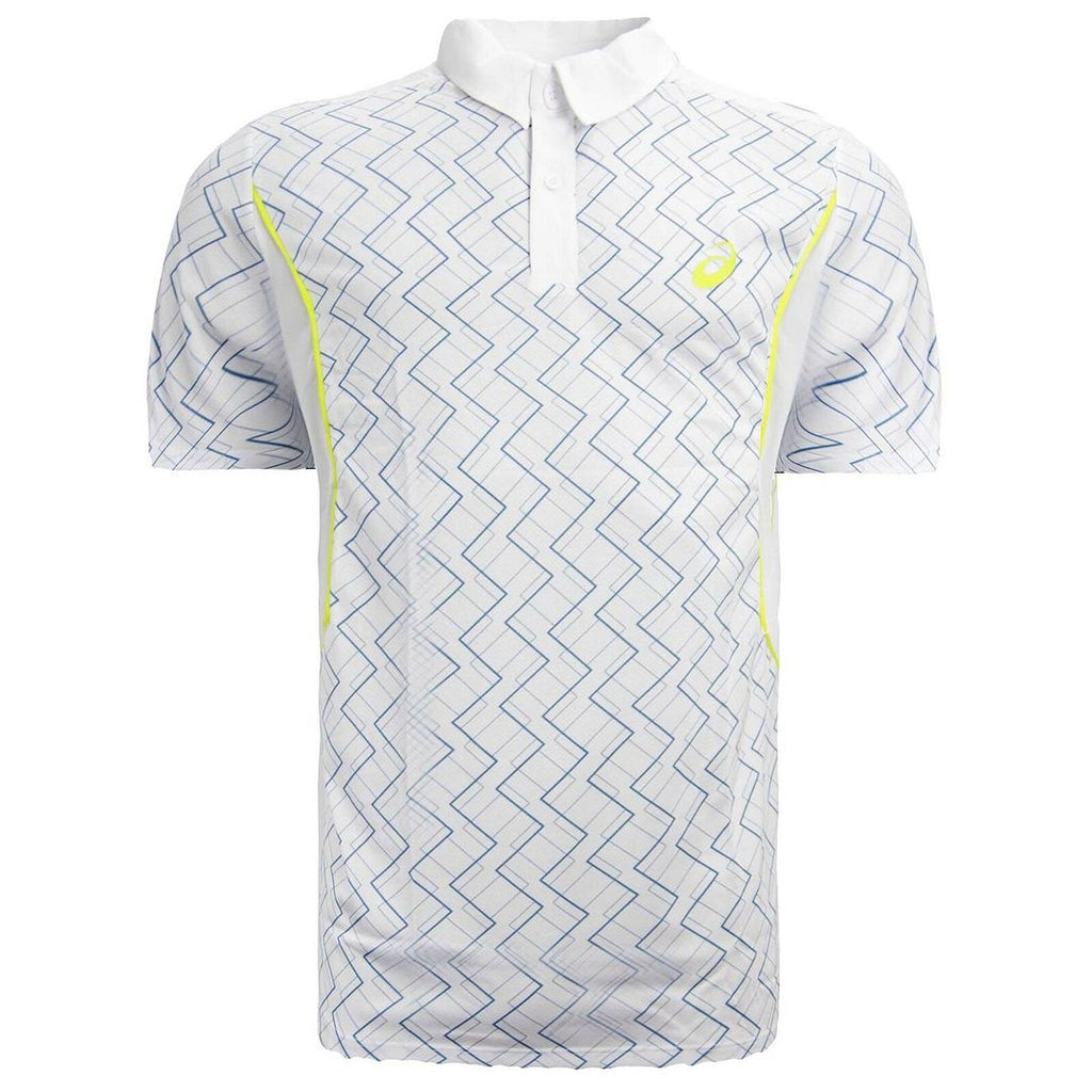 Asics Padel Mens White Polo Shirt