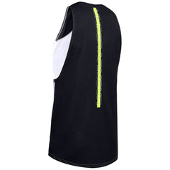 Under Armour Logo Mens White/Black Vest