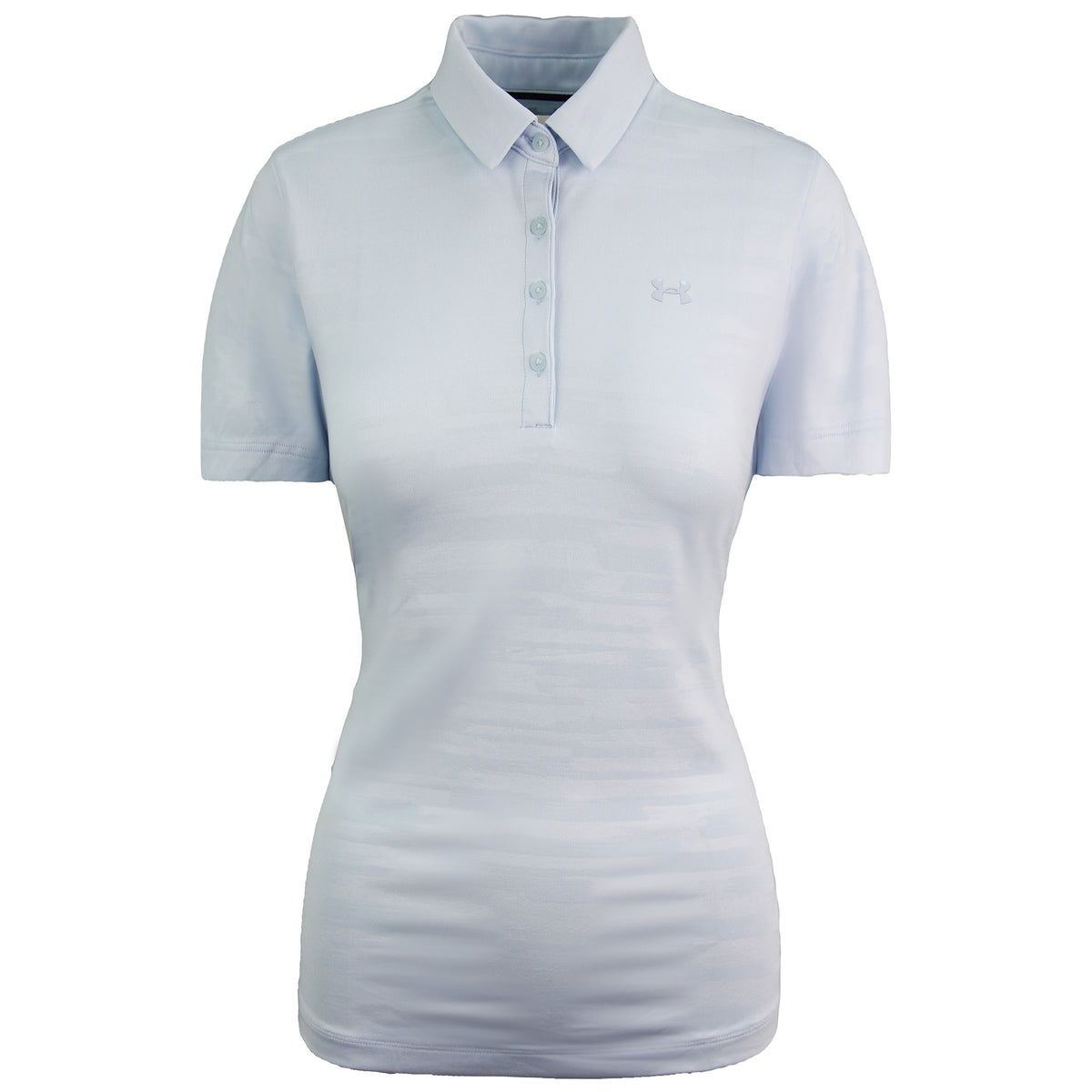 Under Armour HeatGear Zinger Womens Light Blue Golf Polo Shirt