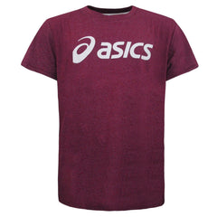 Asics Essentials Mens Burgundy T-Shirt
