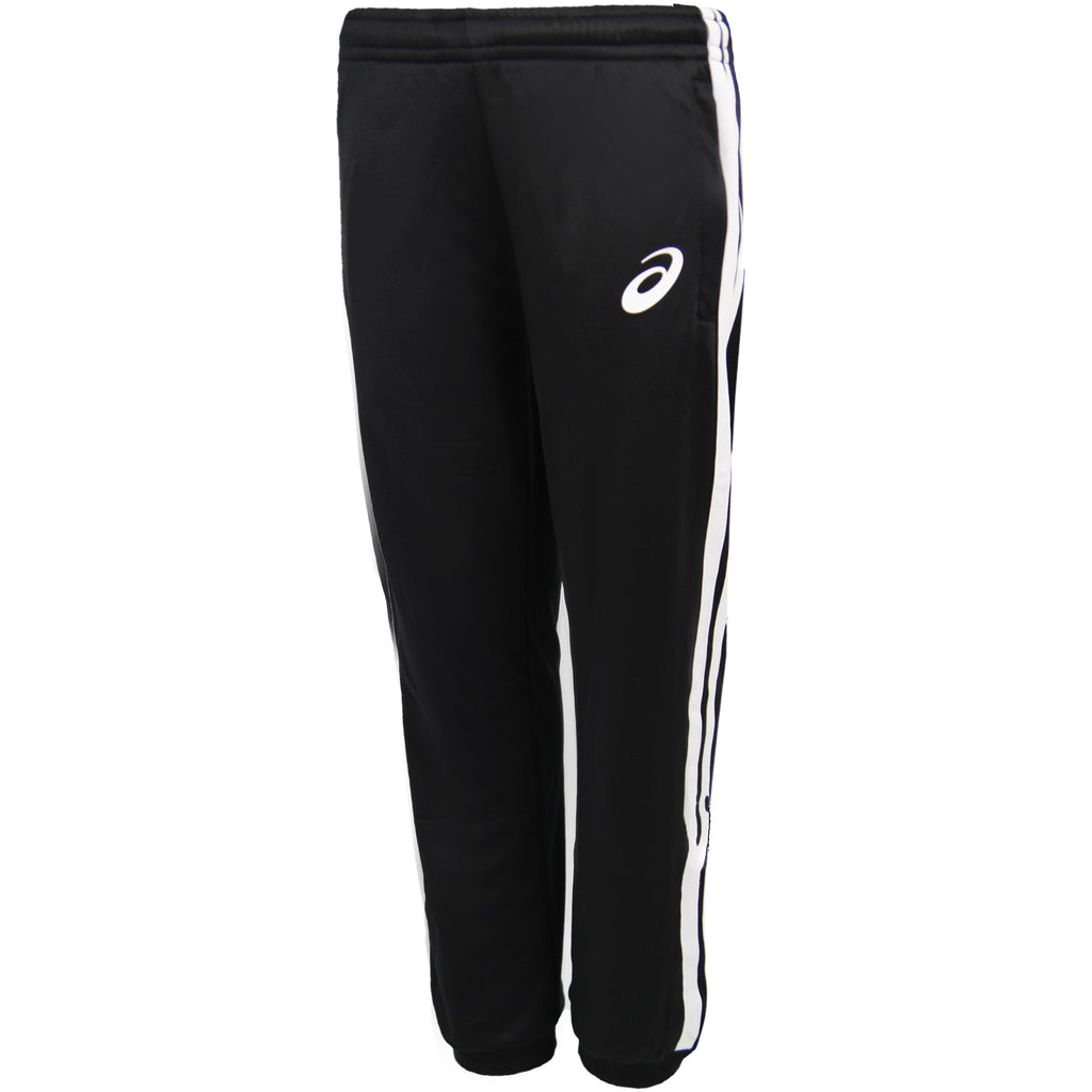 Asics Cuffed Kids Black Track Pants