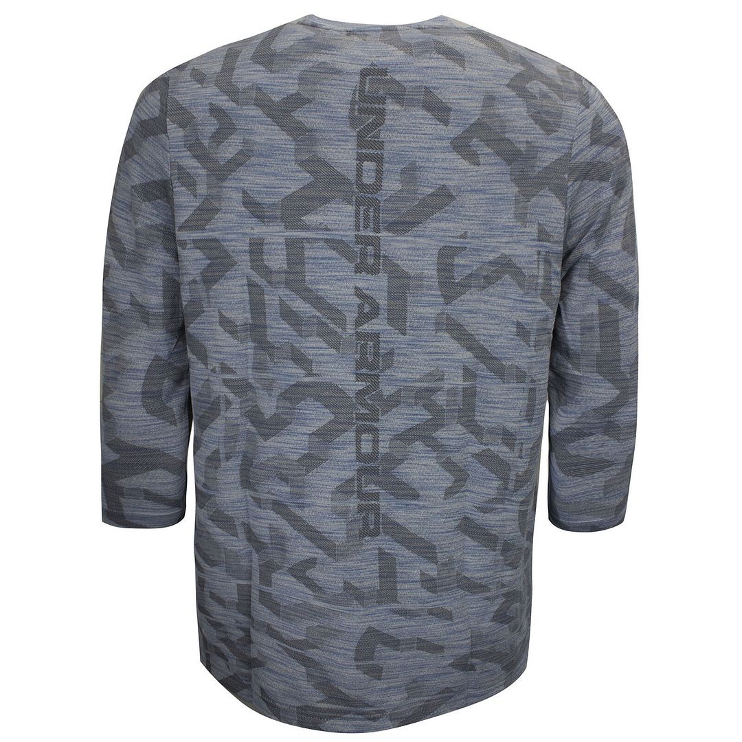 Under Armour Mens Blue/Grey Threadborne Seamless Top