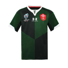 Under Armour Rugby World Cup Kids Green Rugby Top