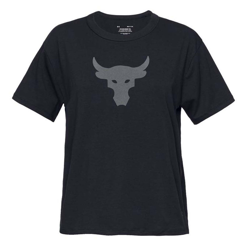Under Armour x Project Rock Womens Black T-Shirt