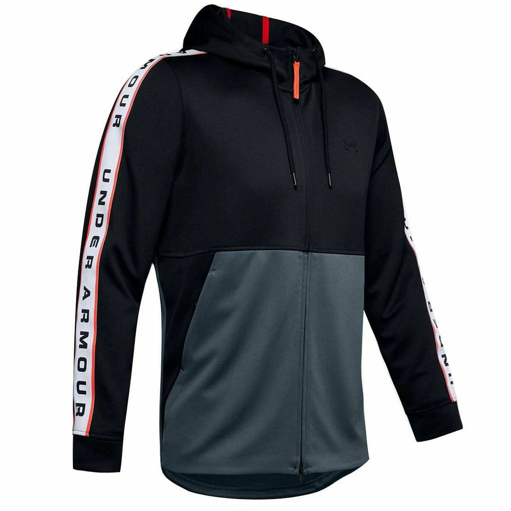 Under Armour Long Sleeve Zip Up Colourblock Mens Track Jacket