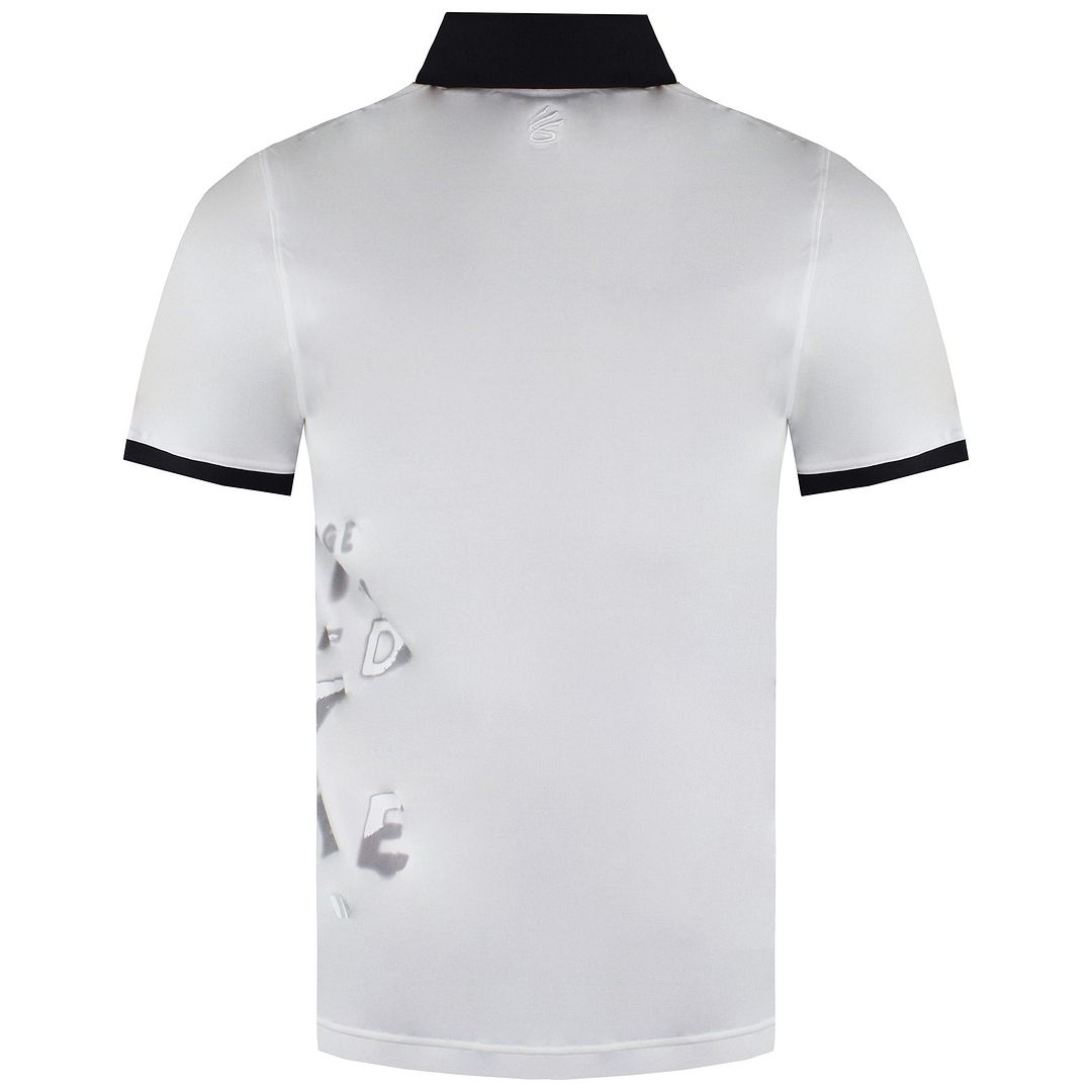 Under Armour x Stephen Curry Mens White Golf Polo Shirt