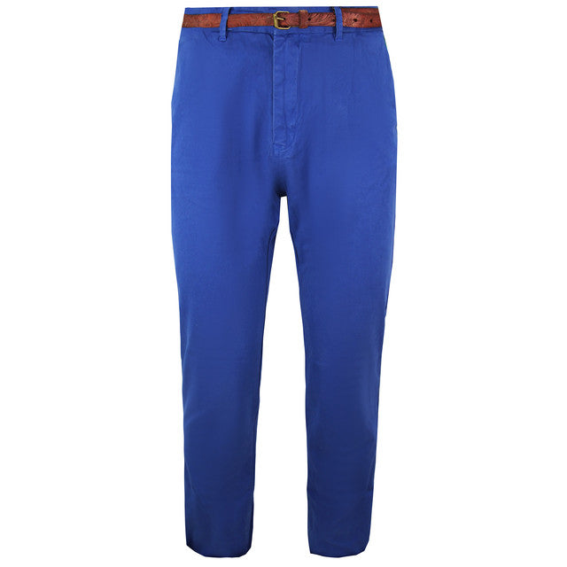 Scotch & Soda Stuart Mens Blue Chinos