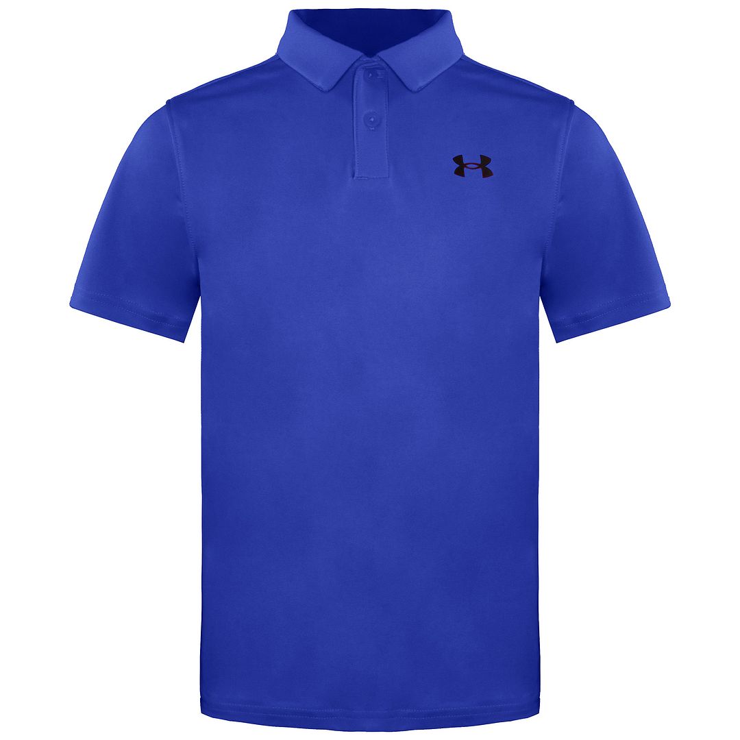 Under Armour Performance Kids Blue Polo Shirt