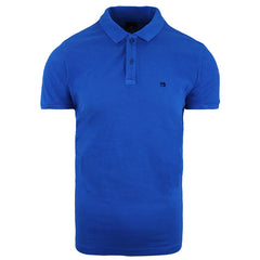 Scotch & Soda Mens Blue Polo Shirt