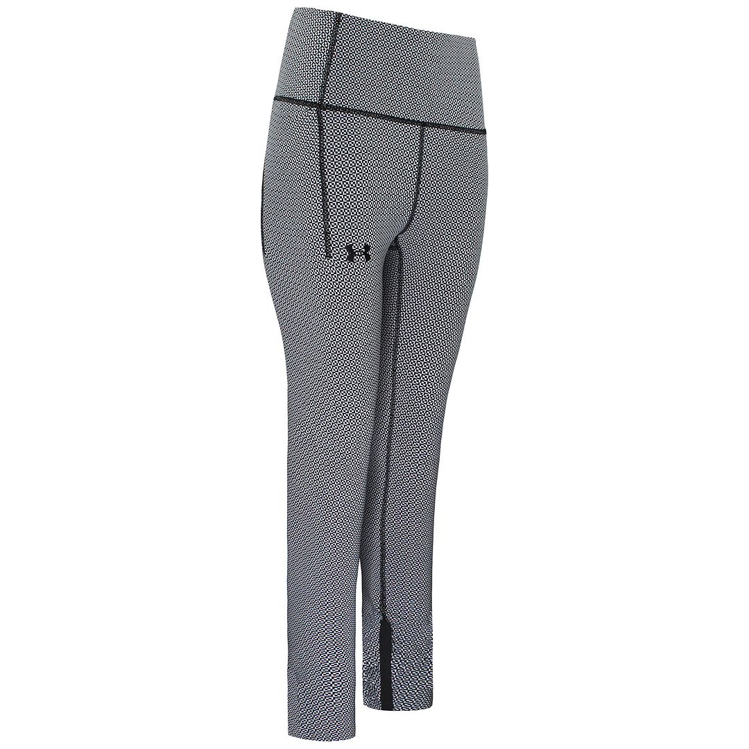 Under Armour HeatGear Womens Grey Geo Ankle Leggings