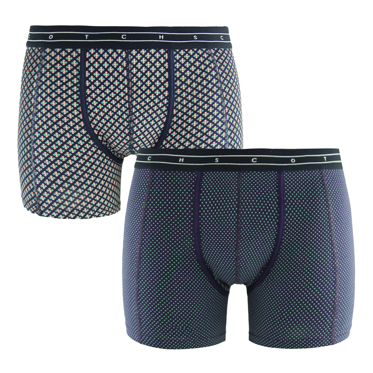 Scotch & Soda 2-Pack Printed Mens Assorted Boxer Pants
