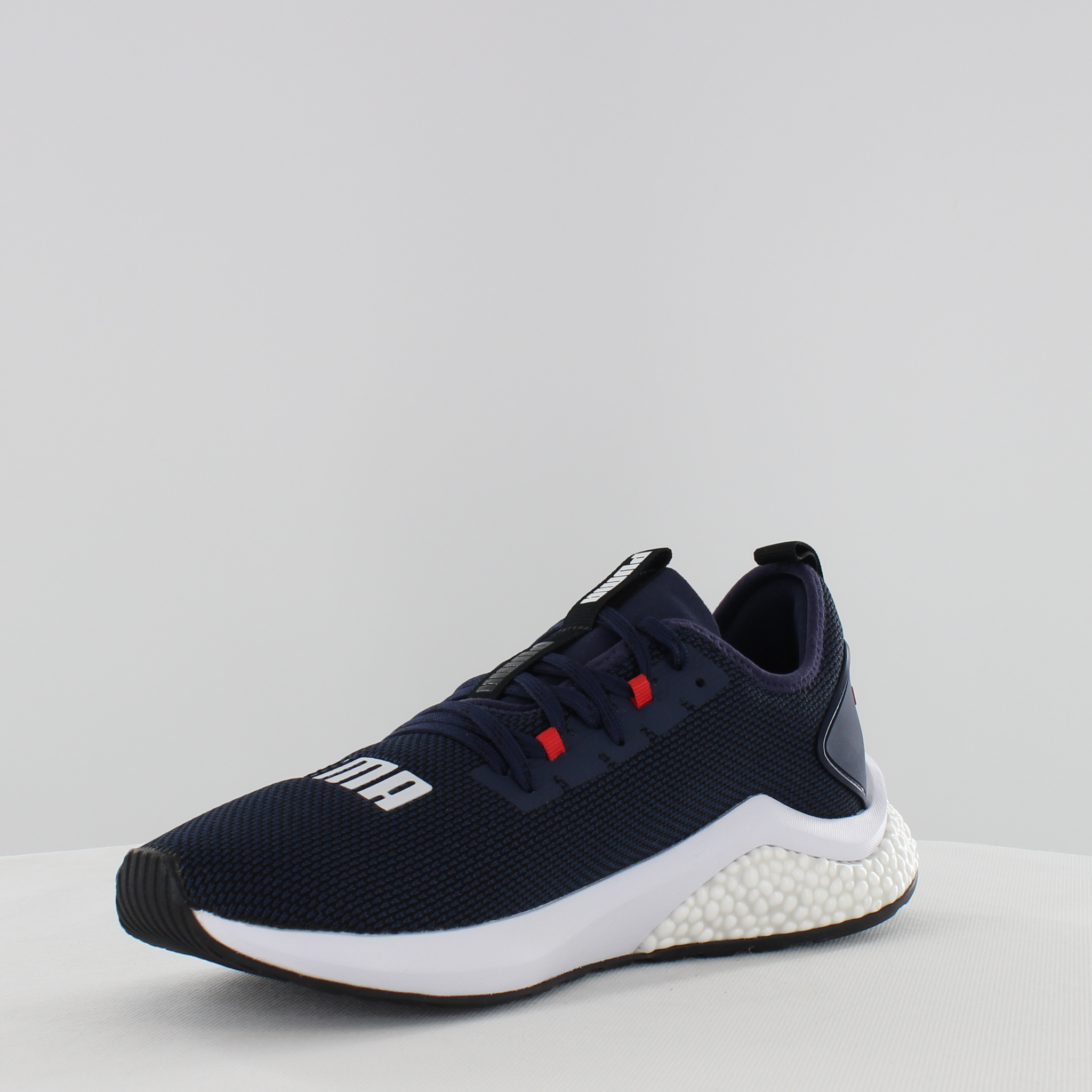 Puma Hybrid NX Navy Textile Mens Lace Up Trainers 192259 01