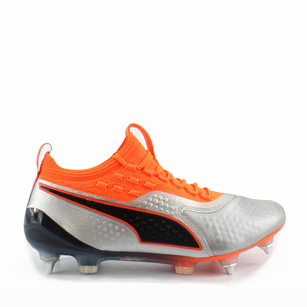 Puma One 1 Mx SG Mens Silver Football Boots