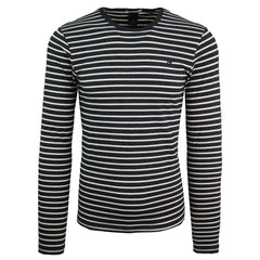 Scotch & Soda Printed Mens Stripe Grey Top