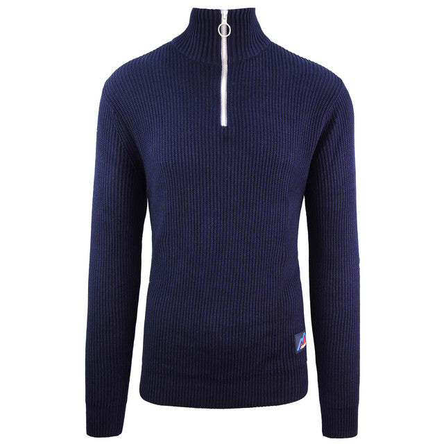 Scotch & Soda Cotton Knit Mens Navy Sweater