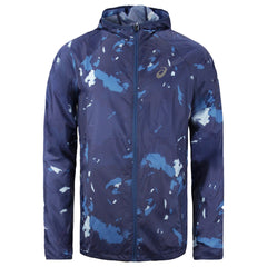 Asics Motion Protect Mens Navy Running Jacket