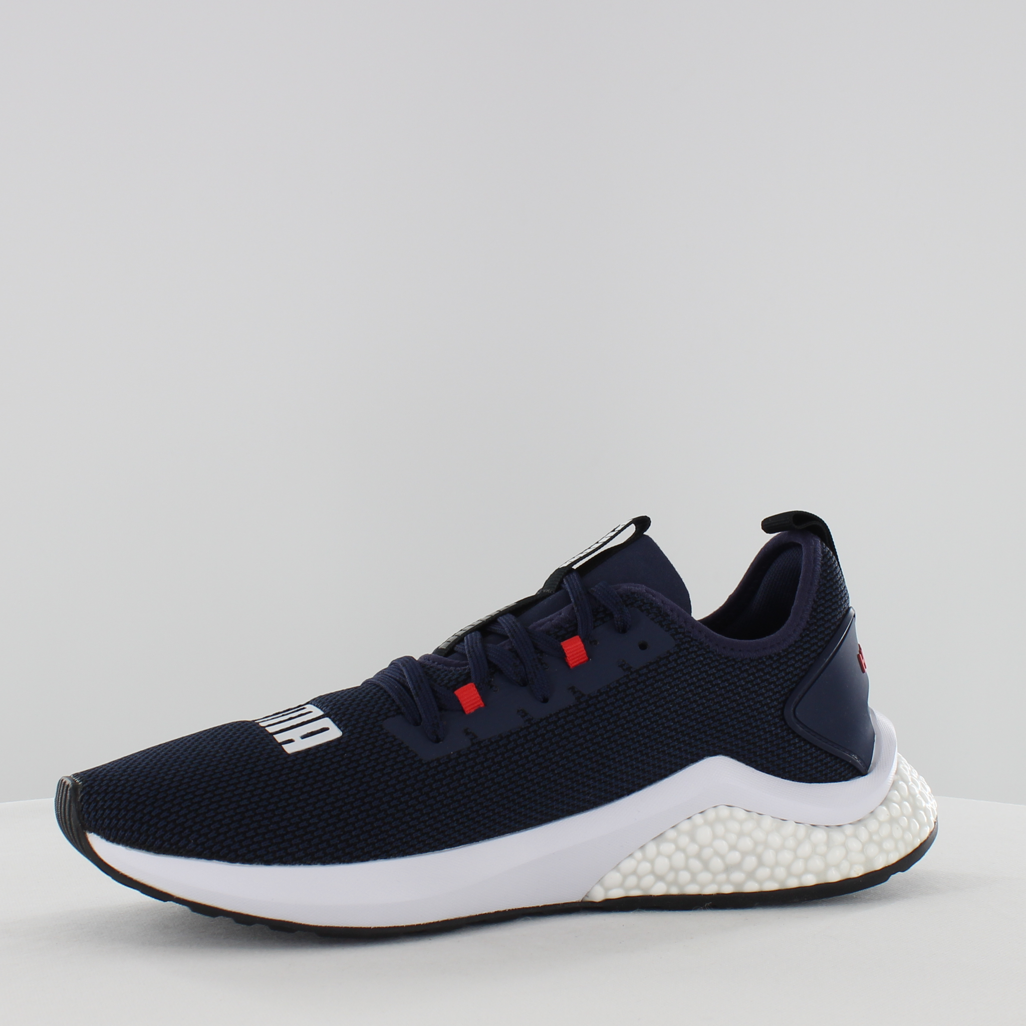 Puma Hybrid NX Navy Textile Mens Lace Up Trainers 192259 01