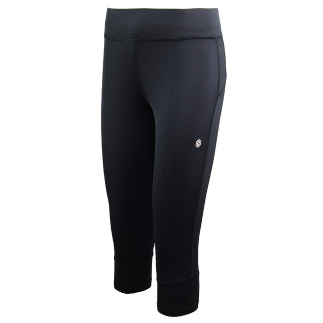 Asics 3/4 Womens Black Leggings