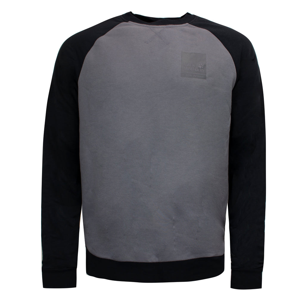 Jack Wolfskin 365 Mens Grey/Black Sweater