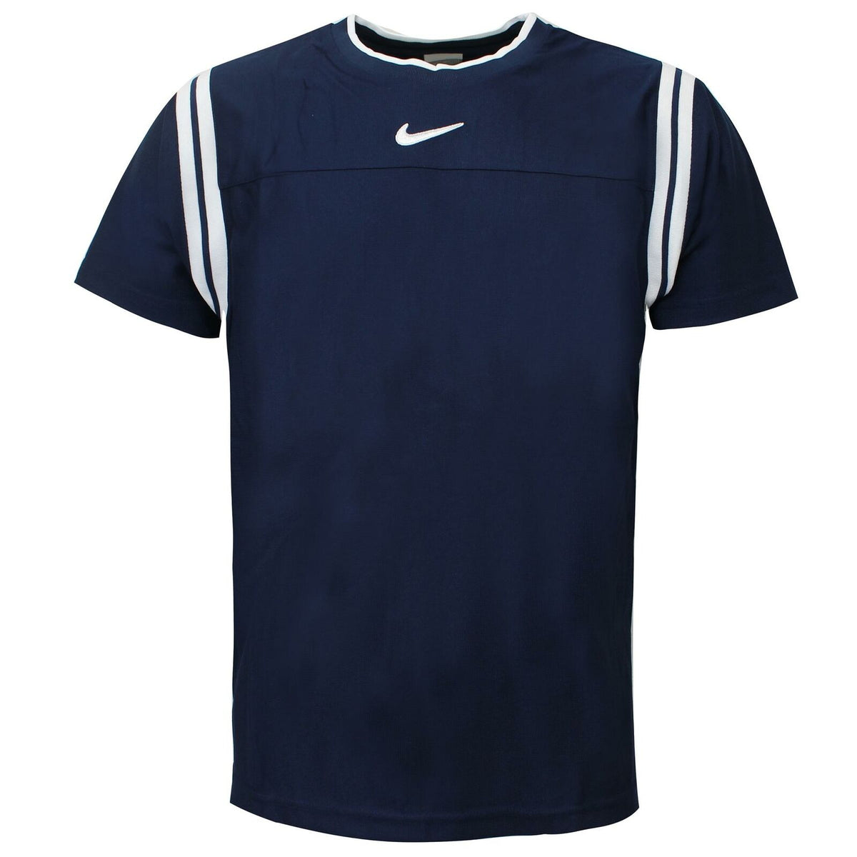 Nike Mens Sports T-Shirt Casual Logo Crew Top Navy 173465 451 L