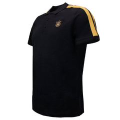 US Sports Mens Polo Shirt Deutscher Fussball-Bund Black T-Shirt