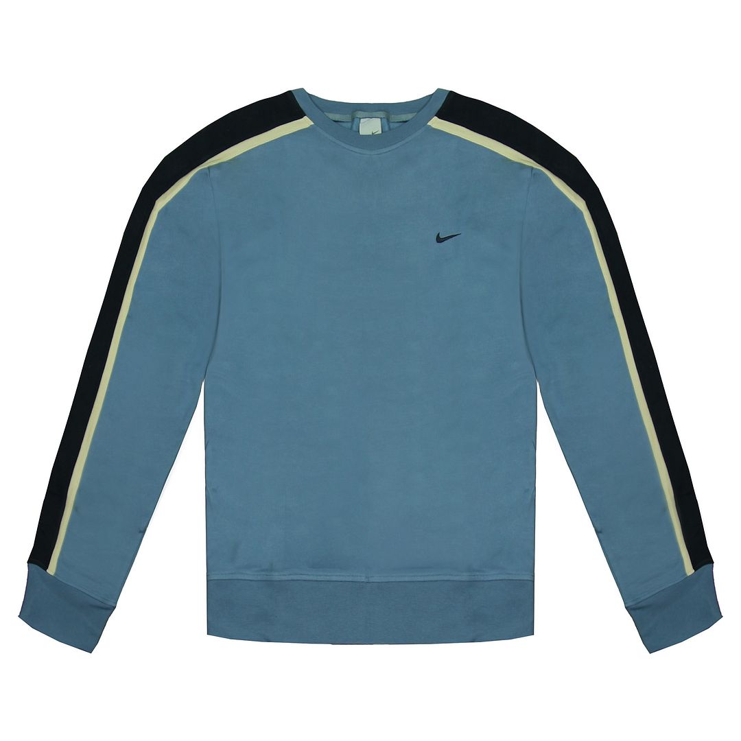 Nike Logo Mens Blue Sweater