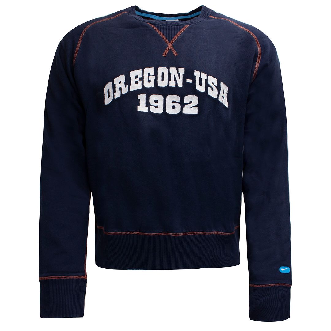 Nike Oregon USA 1962 Mens Navy Sweater