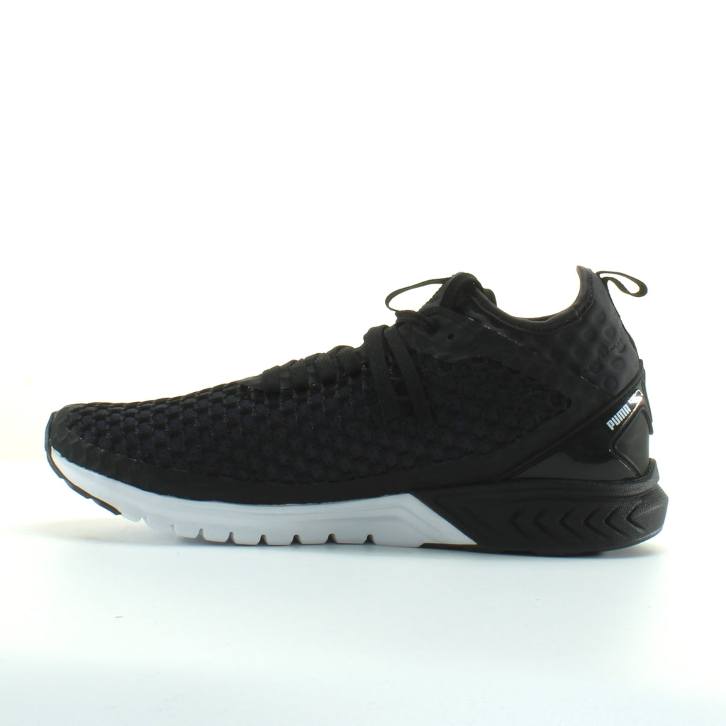 Puma Ignite Dual Netfit Mens Black Trainers