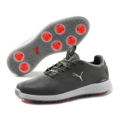 Puma Power Adapt 2.0 Mens Grey Golf Shoes