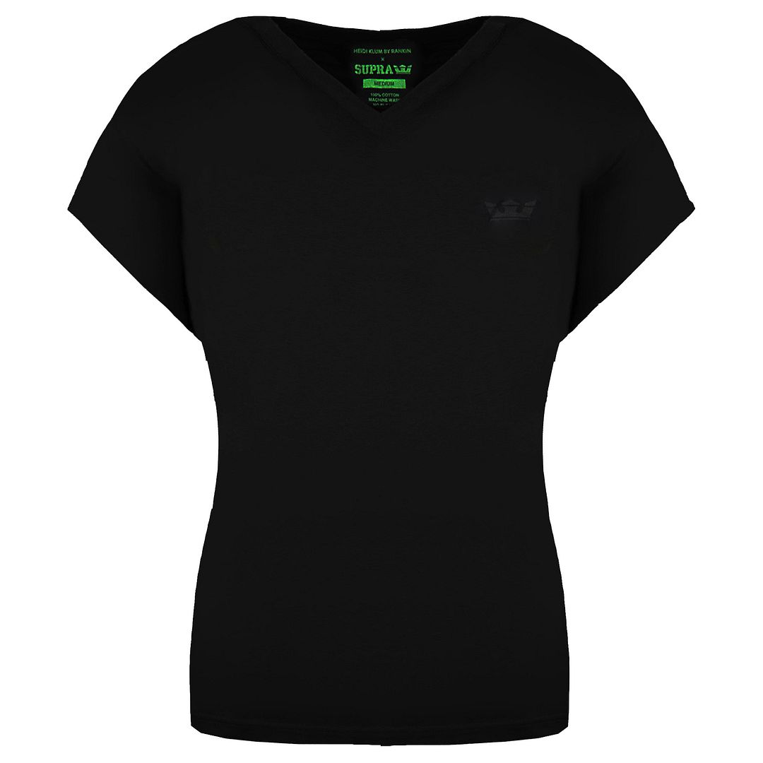 Supra x Heidi Klum Cochs Womens Black T-Shirt