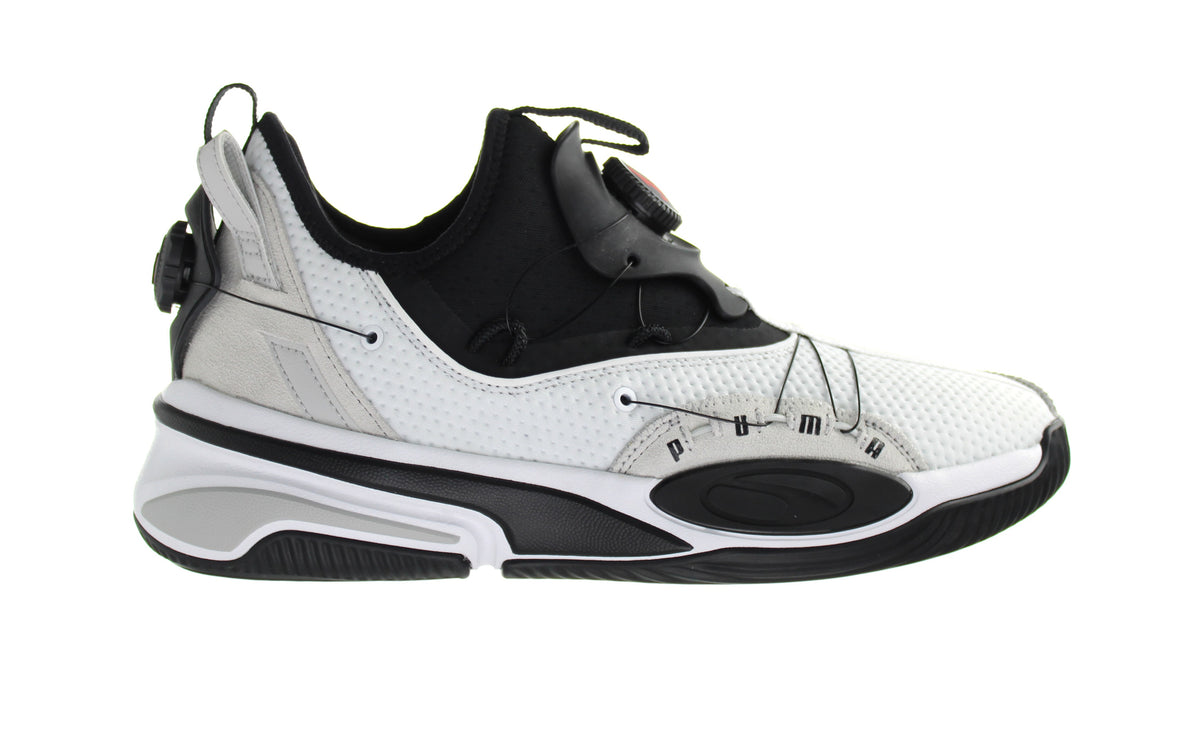 Puma Double Disc Mens White/Black Trainers