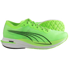 Puma Deviate Nitro Mens Green Running Shoes