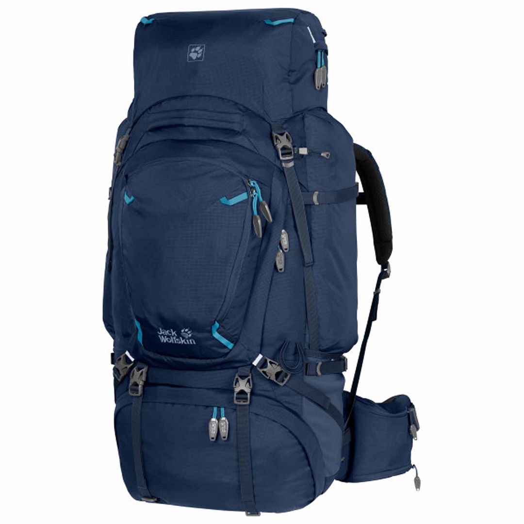 Jack Wolfskin Denali 65L Womens Navy Backpack