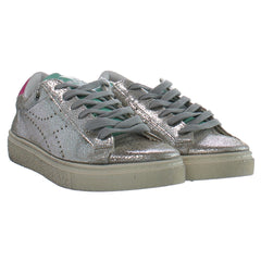 Diadora Montecarlo H Lame'Dirty Womens Silver Trainers